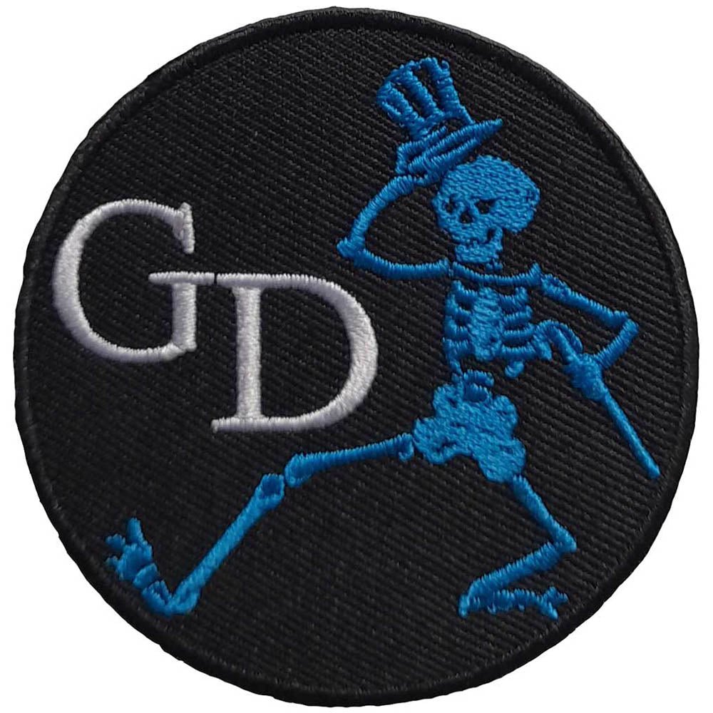 GRATEFUL DEAD グレイトフルデッド (結成 60周年 ) - Skeleton Circle / ワッペン - PGS